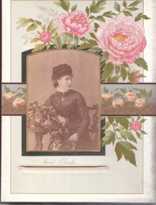 Aunt Charlotte, wife of Charles. Taken in Leeds.